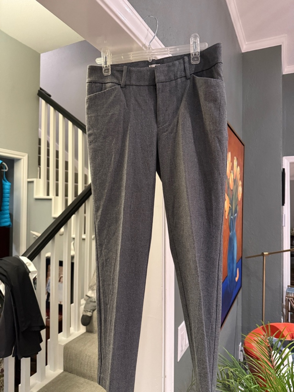 a new day Gray Straight-Leg Dress Pants